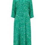 Vestido Camisero Paola Green, Leopard Love Hearts - ECRU