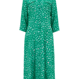 Vestido Camisero Paola Green, Leopard Love Hearts - ECRU