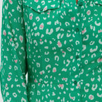 Vestido Camisero Paola Green, Leopard Love Hearts - ECRU