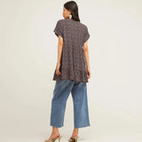 Vestido Camisero Volantes - ECRU