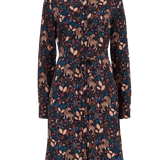 Vestido Camisero Zadie Black/Multi Jungle Tigers - ECRU