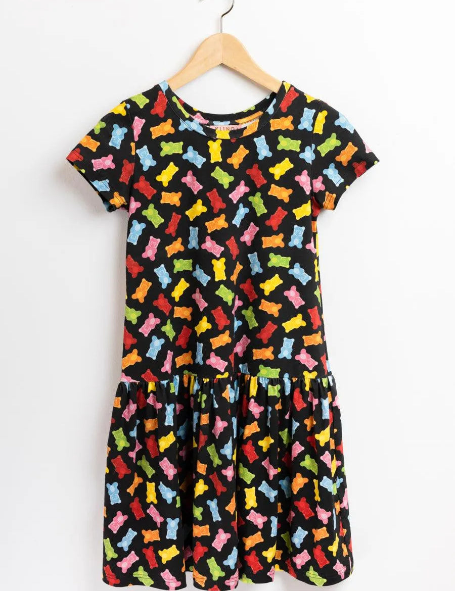 Vestido corto Gummies - ECRU
