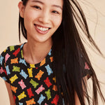 Vestido corto Gummies - ECRU