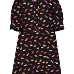 Vestido corto labios - ECRU