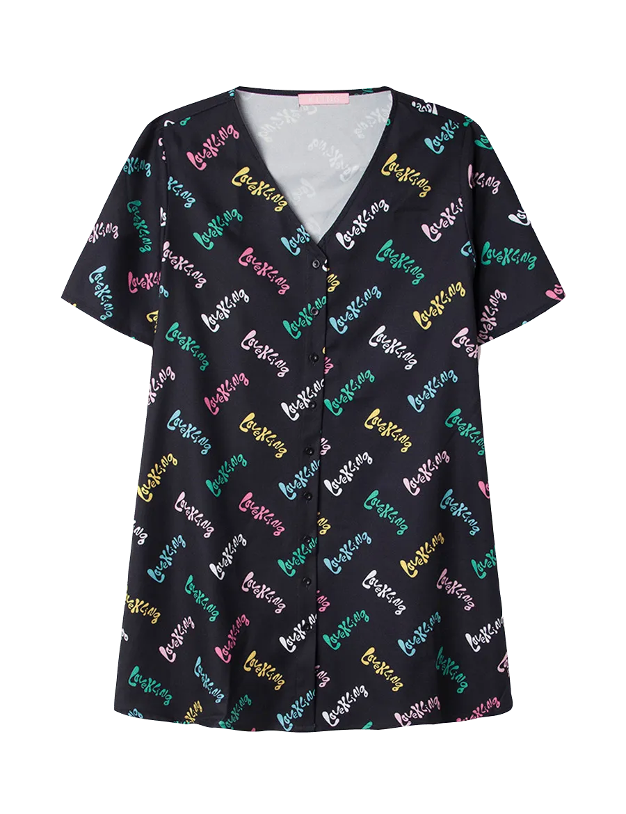 Vestido Corto Logo Kling - ECRU