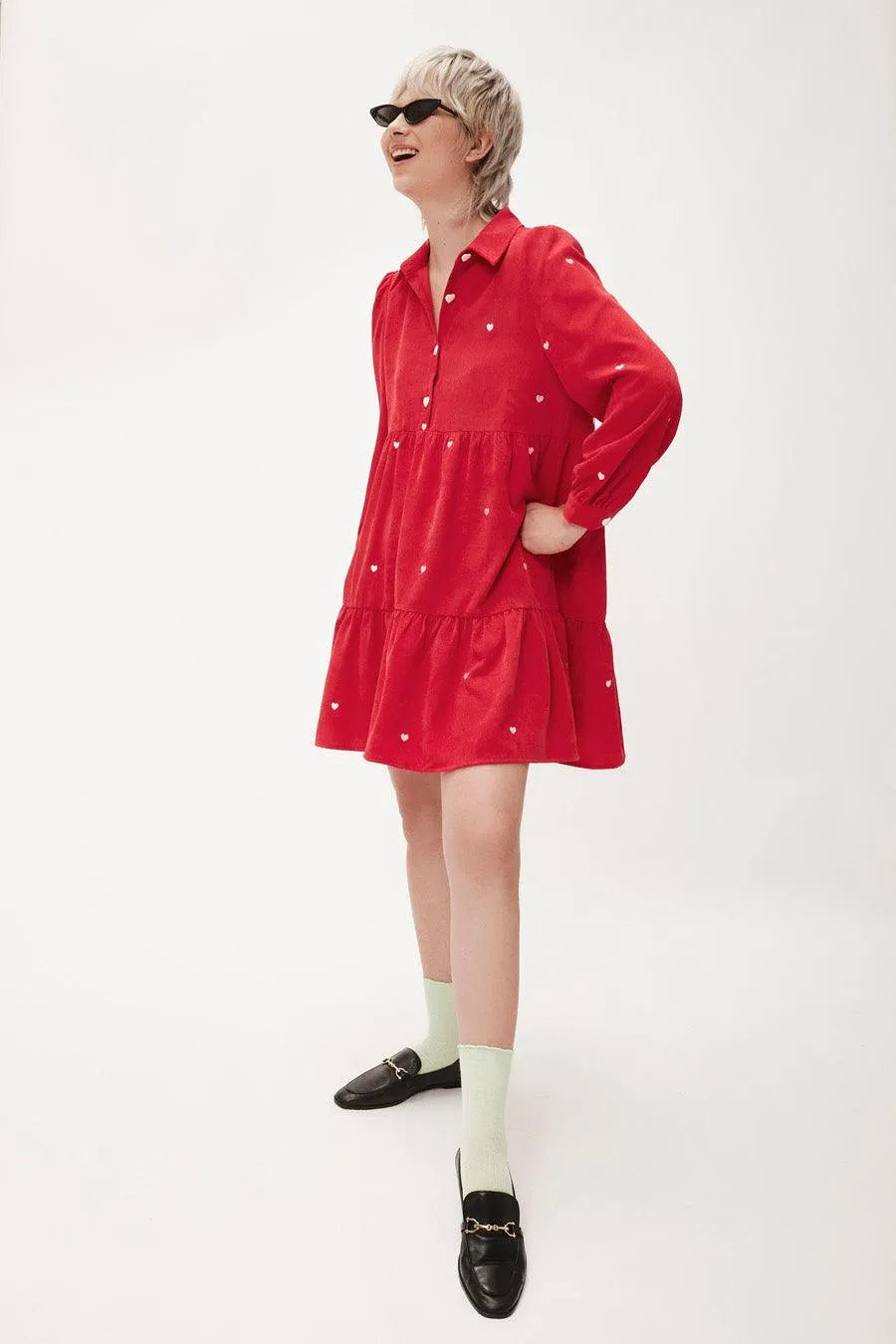 Vestido Corto Micropana - ECRU