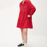 Vestido Corto Micropana - ECRU