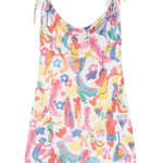 Vestido corto tirantes tul - ECRU