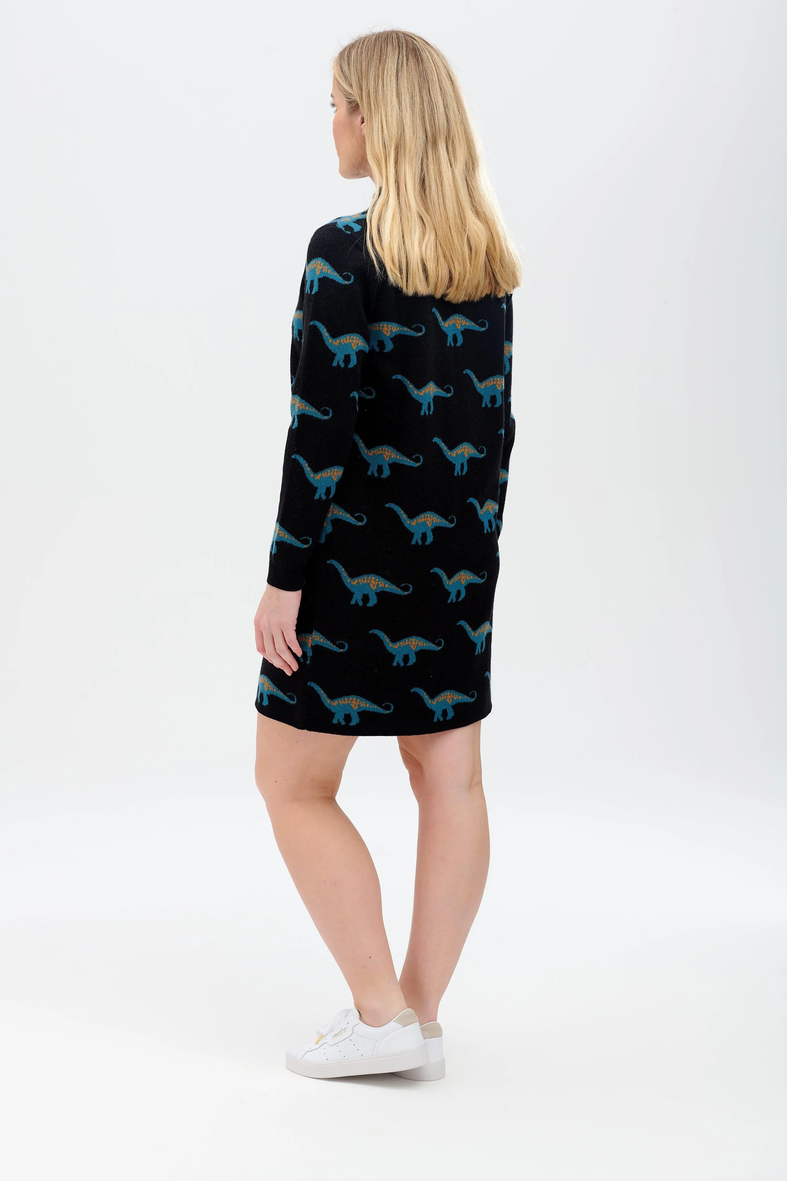 Vestido de Punto Jaida Negro, Happy Herbivore - ECRU