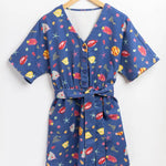 Vestido Denim Peces - ECRU