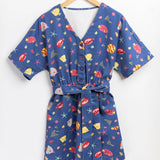 Vestido Denim Peces - ECRU