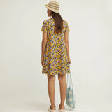 Vestido Easy Manga Corta Citrus - ECRU