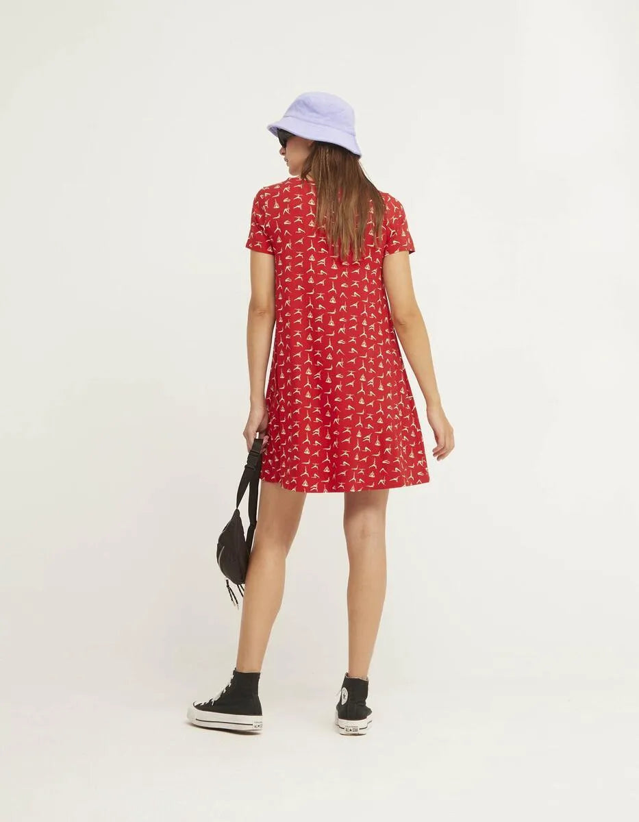 Vestido Easy Manga Corta Yoga - ECRU