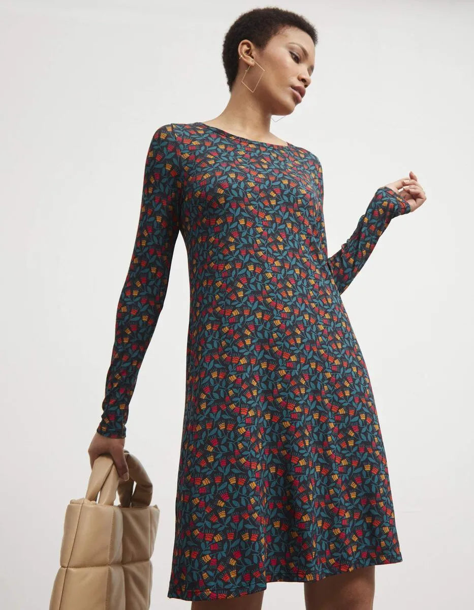 Vestido Easy Rose Amanita - ECRU