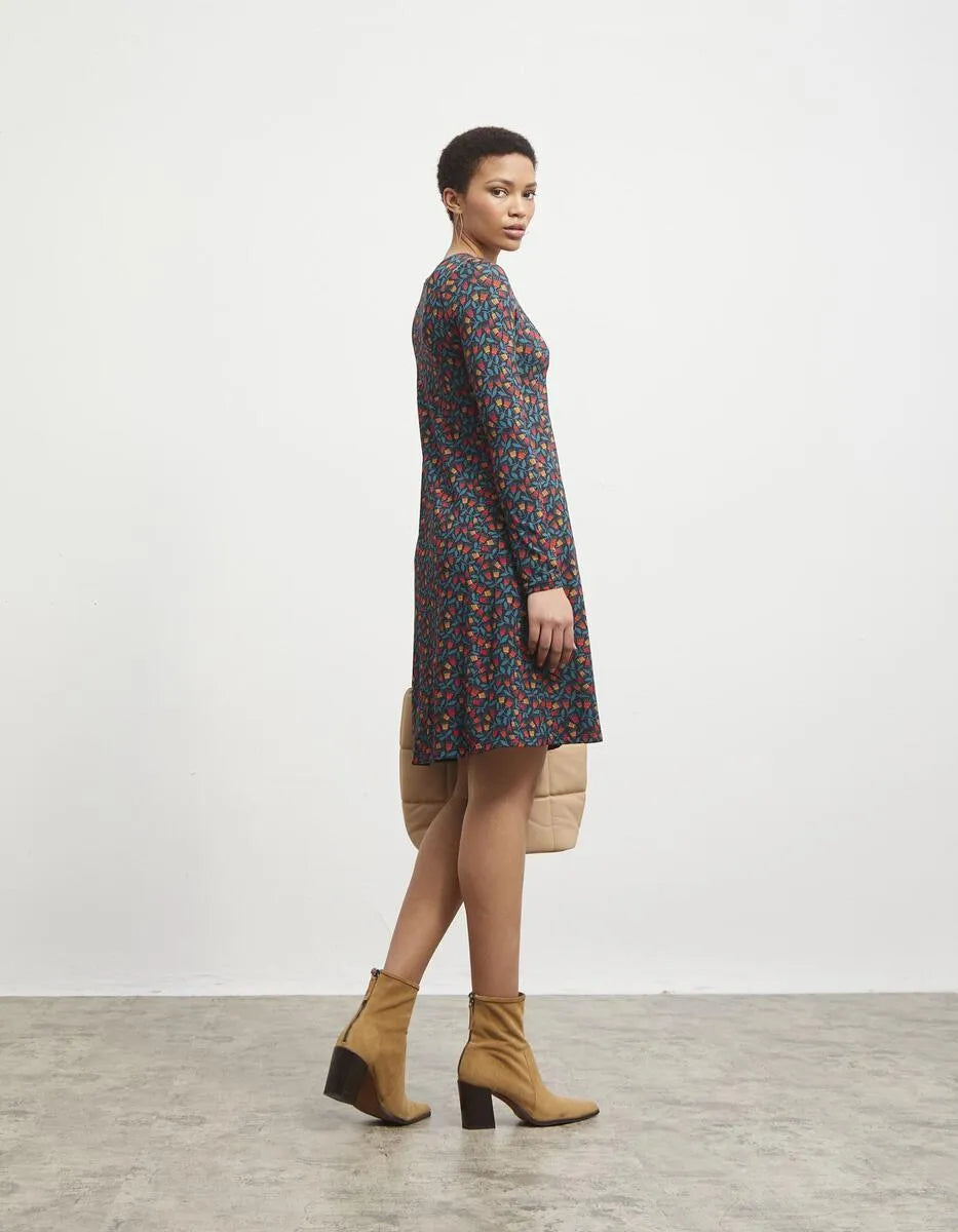 Vestido Easy Rose Amanita - ECRU