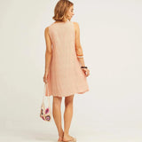 Vestido Easy Sin Mangas - ECRU