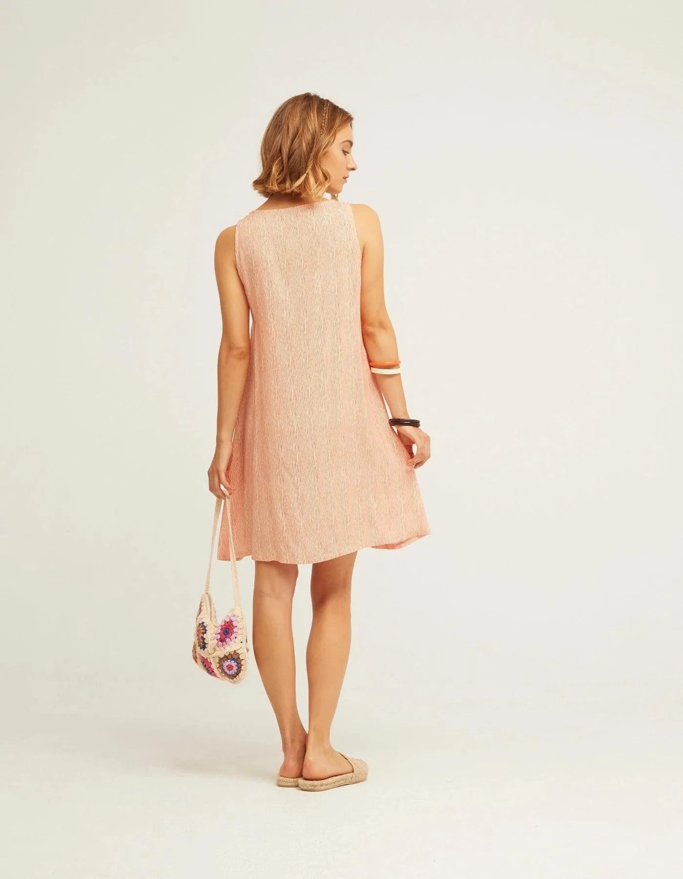 Vestido Easy Sin Mangas - ECRU