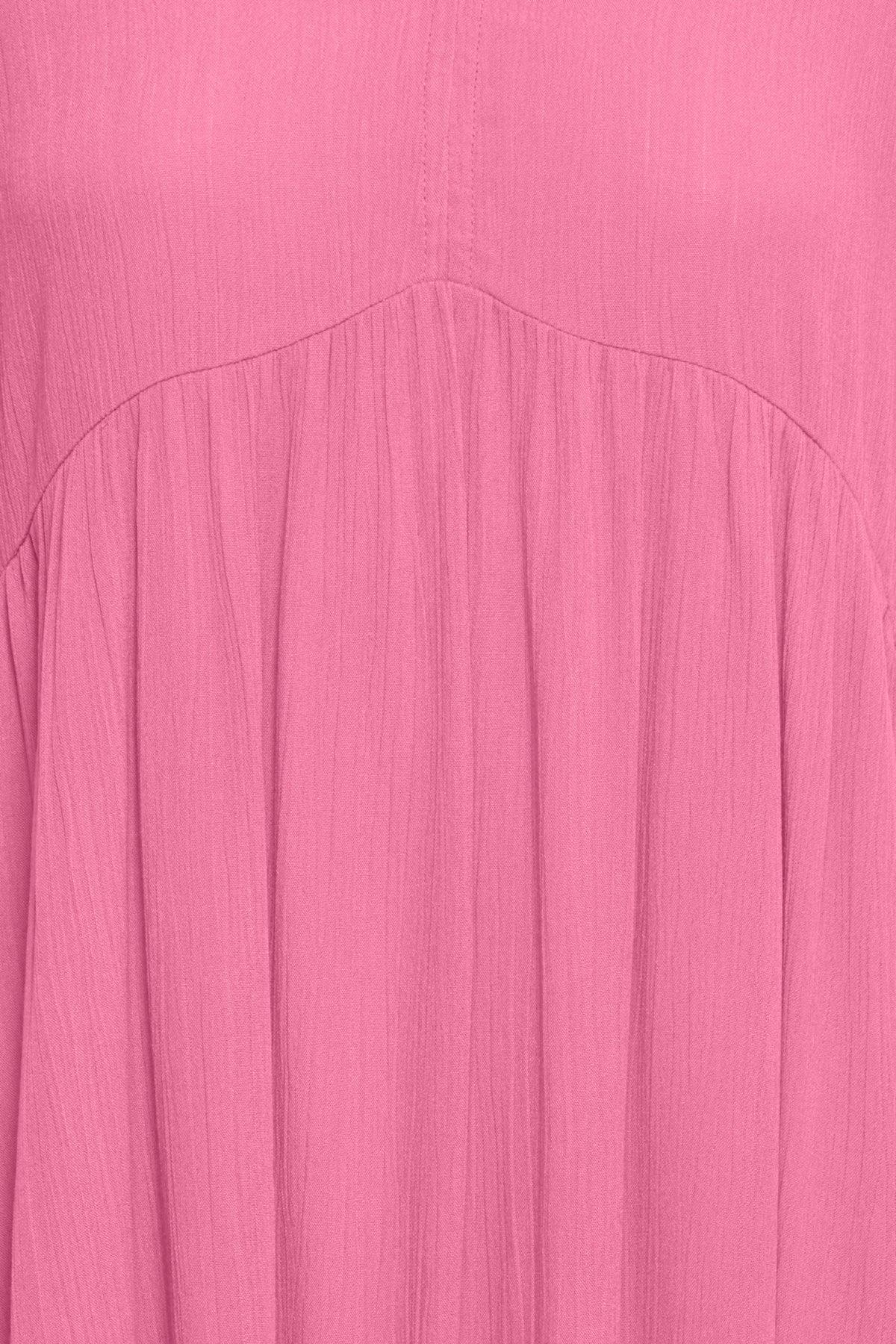 Vestido ICHI Marrakech DR11 Super Pink - ECRU