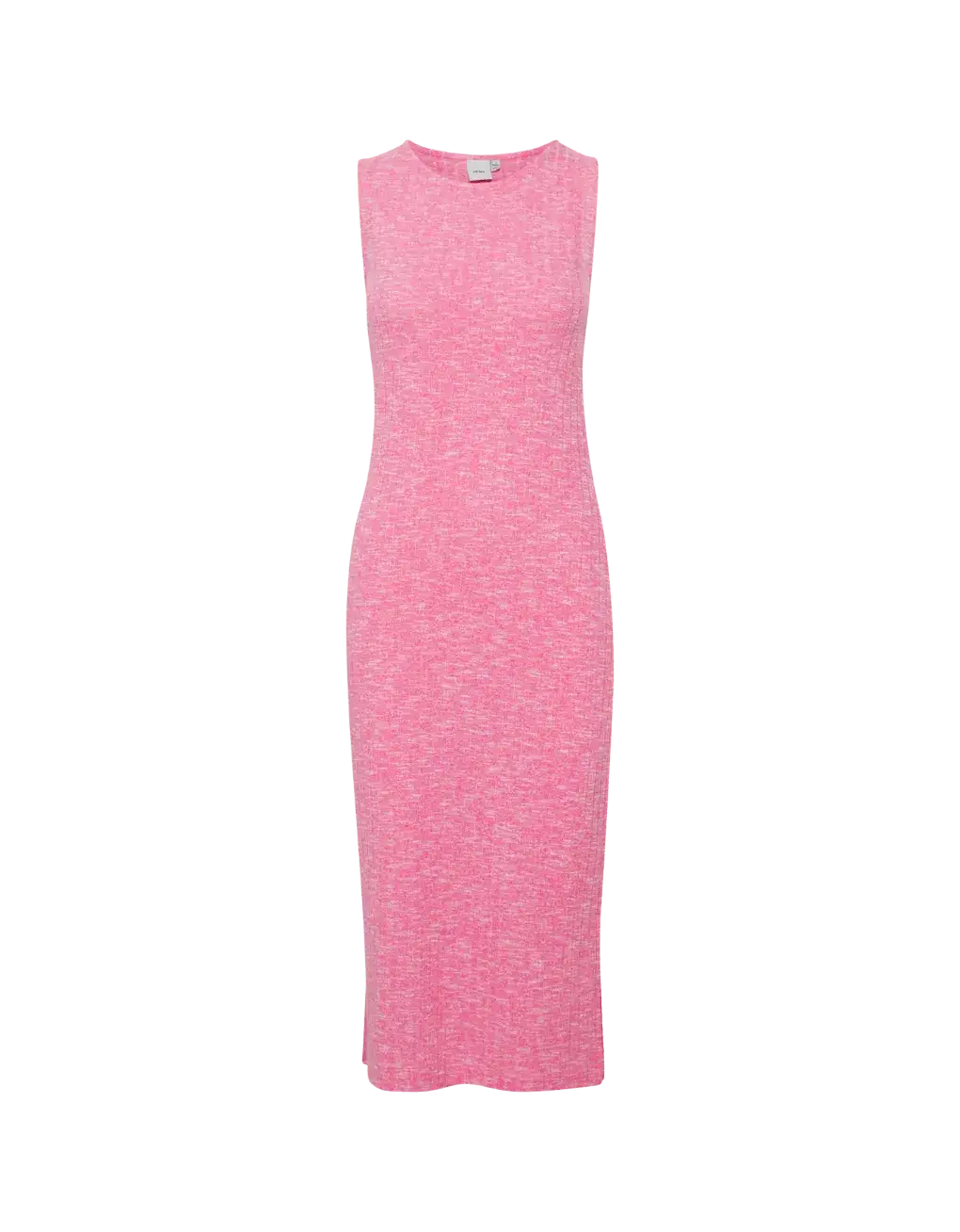 Vestido ICHI Peony Super Pink Melange – ECRU - Main Image