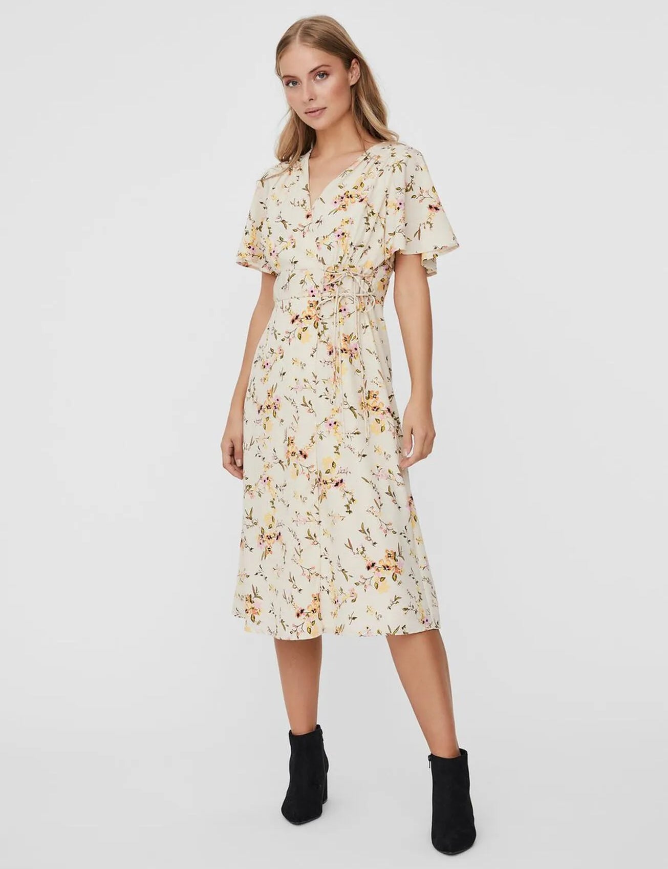 Vestido Kissey - ECRU