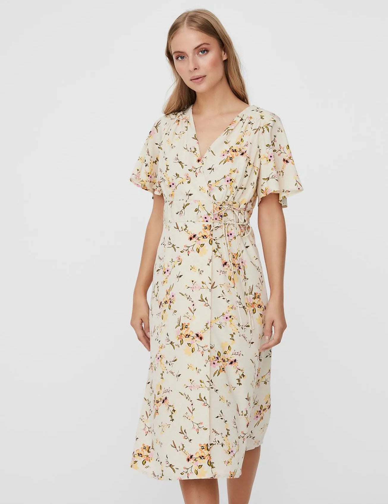 Vestido Kissey - ECRU