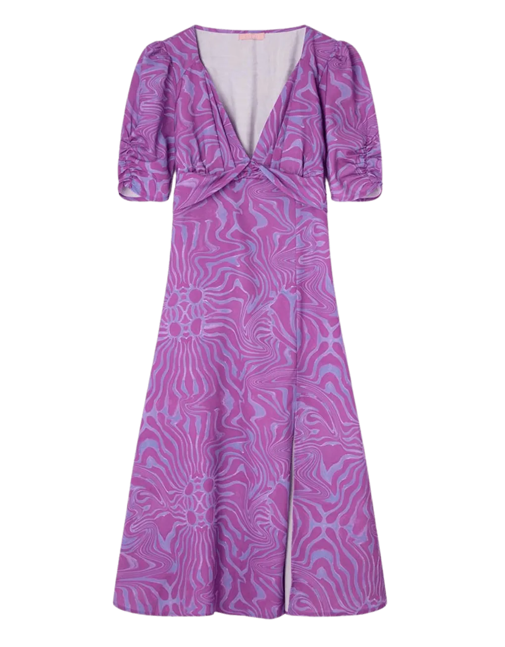 Vestido Largo Fucsia Psicodelic - ECRU