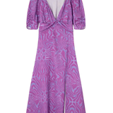 Vestido Largo Fucsia Psicodelic - ECRU