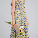 Vestido Largo Girasoles - ECRU