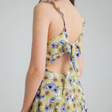 Vestido Largo Girasoles - ECRU