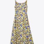 Vestido Largo Girasoles - ECRU