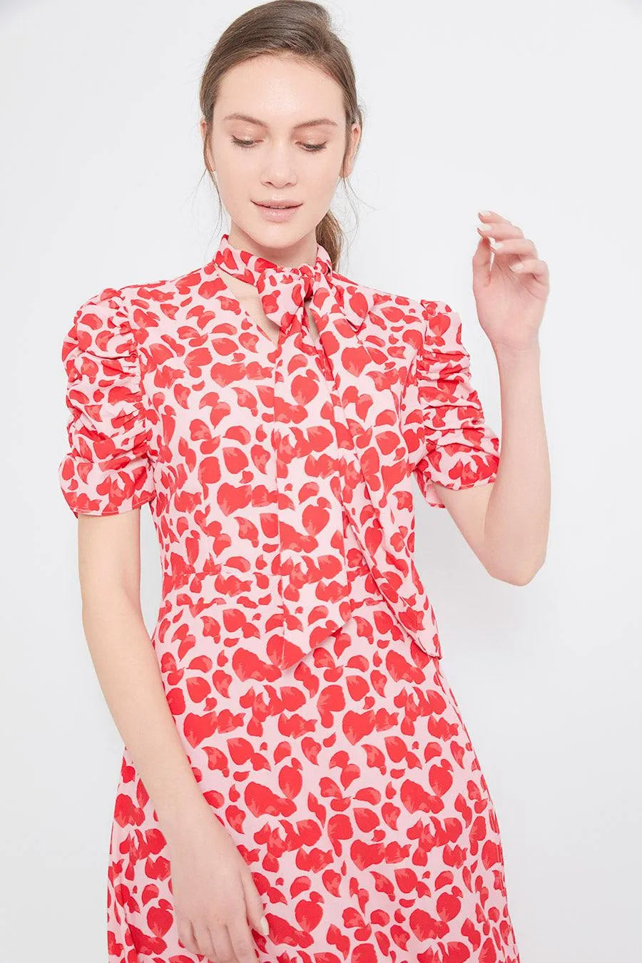 Vestido Largo Pétalos - ECRU