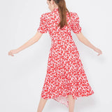 Vestido Largo Pétalos - ECRU