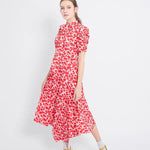 Vestido Largo Pétalos - ECRU