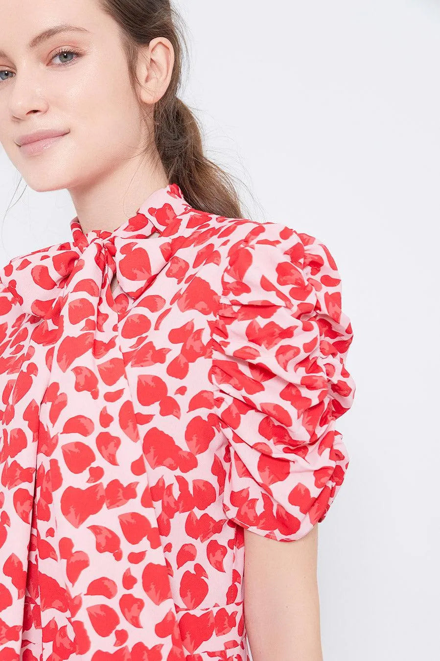 Vestido Largo Pétalos - ECRU