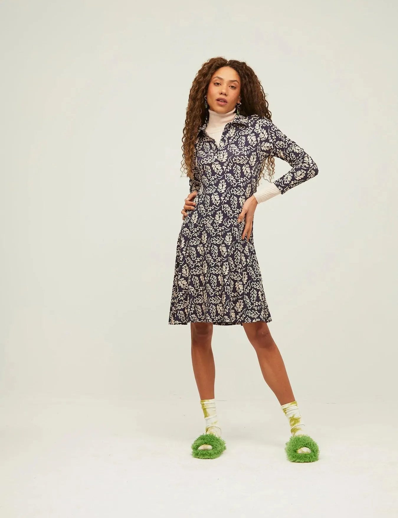 Vestido Lazo Cadera - ECRU