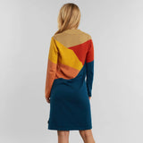 Vestido Lo Cut Mountain Multi Color - ECRU