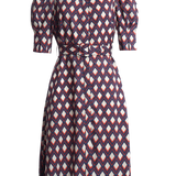 Vestido Manga Abullonada - ECRU