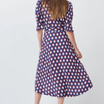 Vestido Manga Abullonada - ECRU