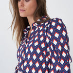 Vestido Manga Abullonada - ECRU