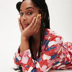 Vestido midi picas - ECRU