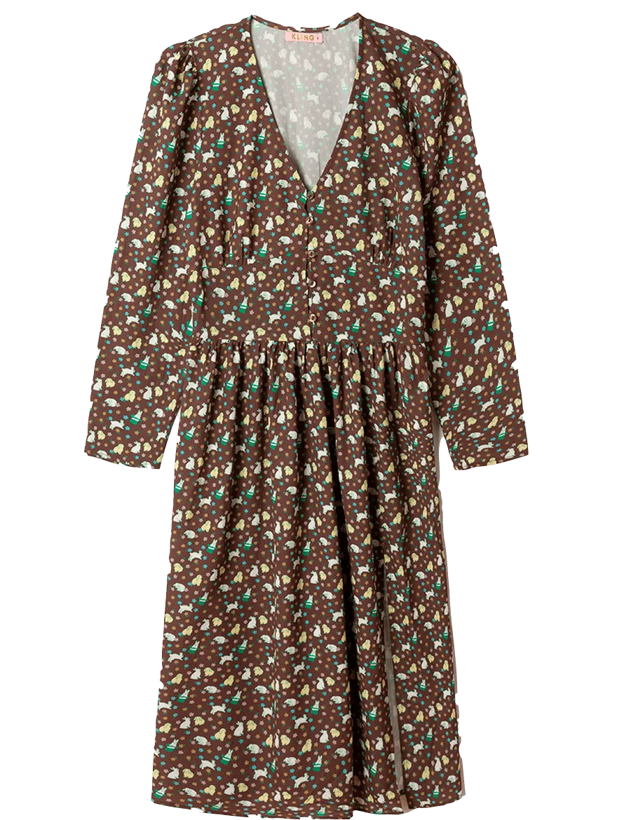 Vestido Mini Conejos - ECRU