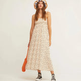 Vestido Nido de Abeja Bondi - ECRU