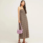 Vestido Nido de Abeja Ocean Multi - ECRU