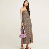 Vestido Nido de Abeja Ocean Multi - ECRU