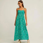 Vestido Nido de Abeja Ocean Vert - ECRU