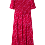 Vestido nido de abeja siluetas - ECRU