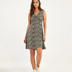 Vestido Nudo sin Mangas - ECRU