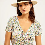 Vestido Pliegue - ECRU