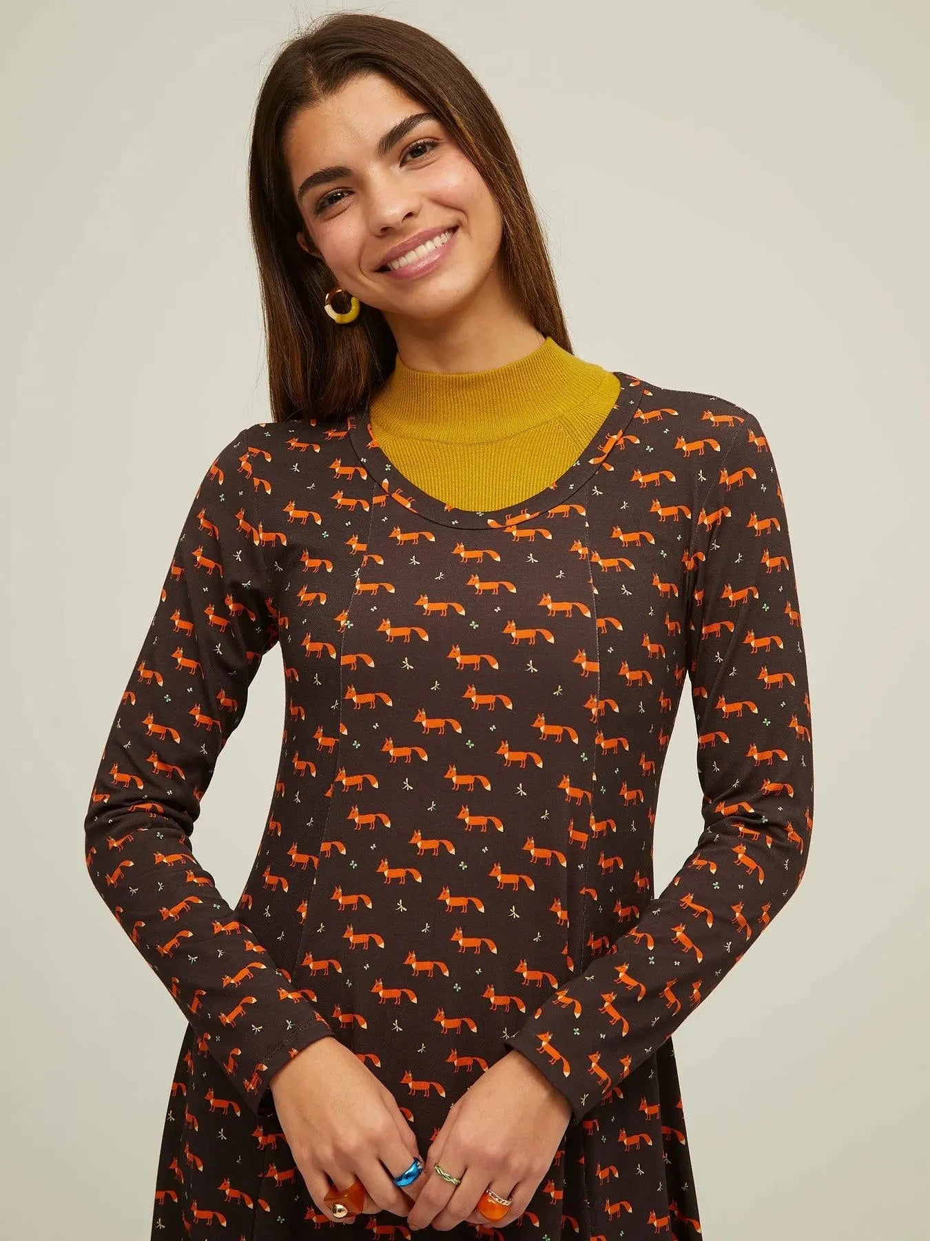 Vestido PQ Fox - ECRU