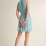 Vestido Print - ECRU